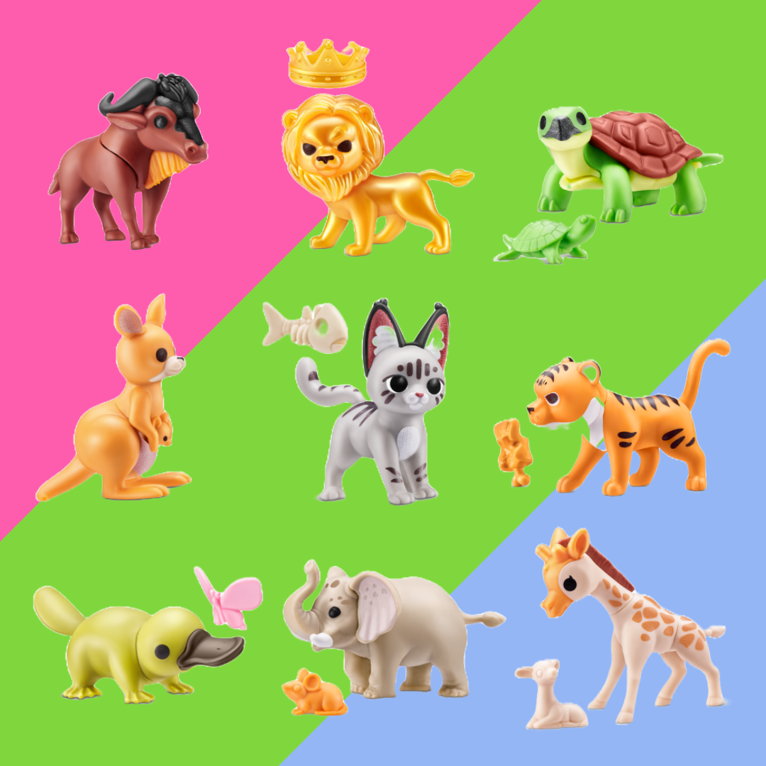 Gumi Yum Surprise Wildlife 3x22g Gummy & Toy By Zuru