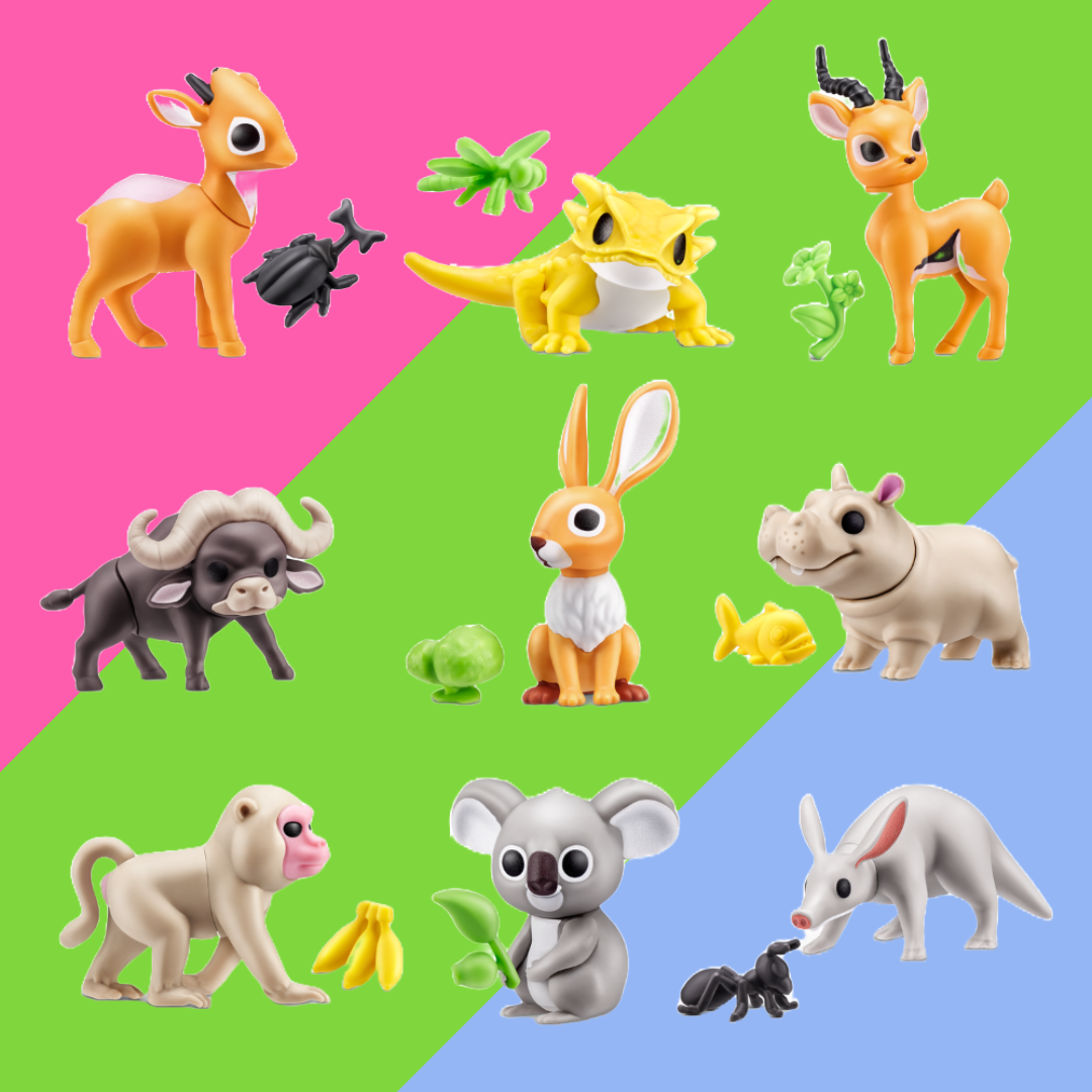 Gumi Yum Surprise Wildlife 3x22g Gummy & Toy By Zuru