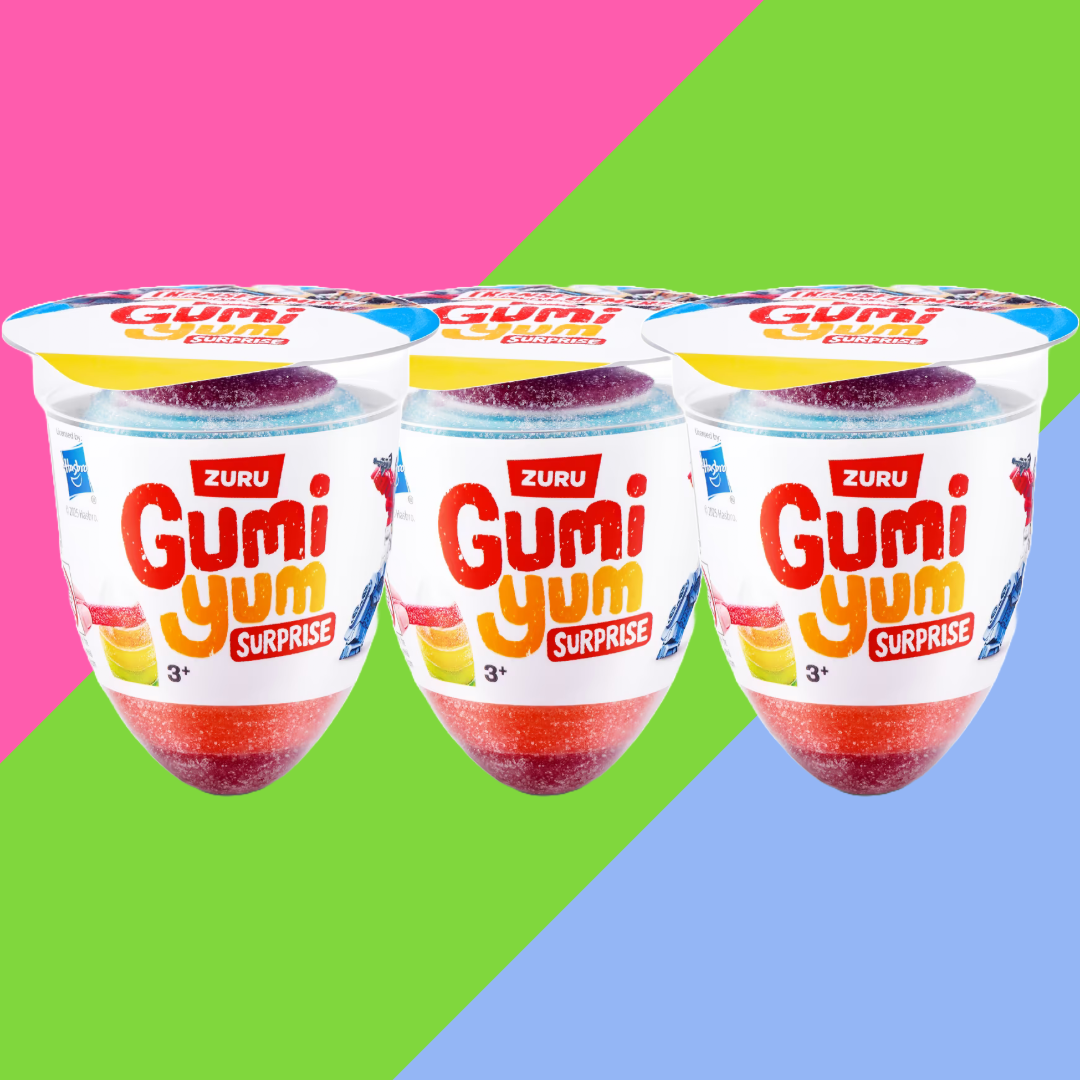Gumi Yum Surprise Transformers 3x22g Gummy & Toy