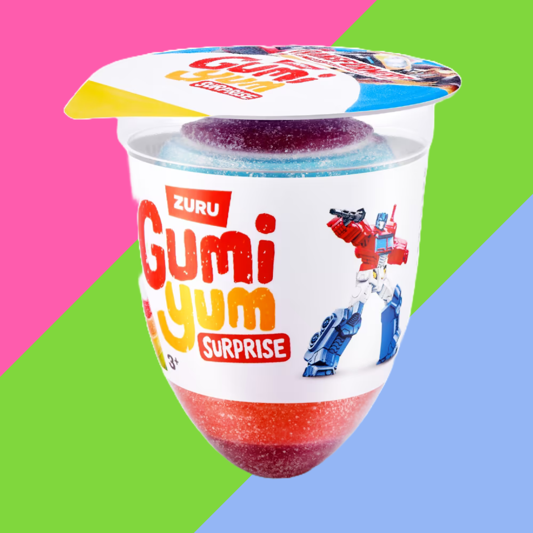 Gumi Yum Surprise Transformers 3x22g Gummy & Toy