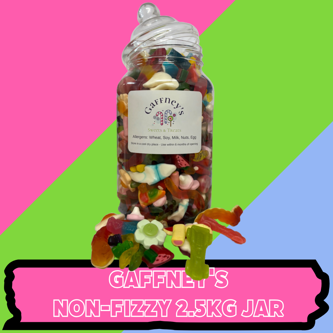 GAFFNEY'S LARGE 2.5KG JAR | VARIETY OF CANDY CHOICES