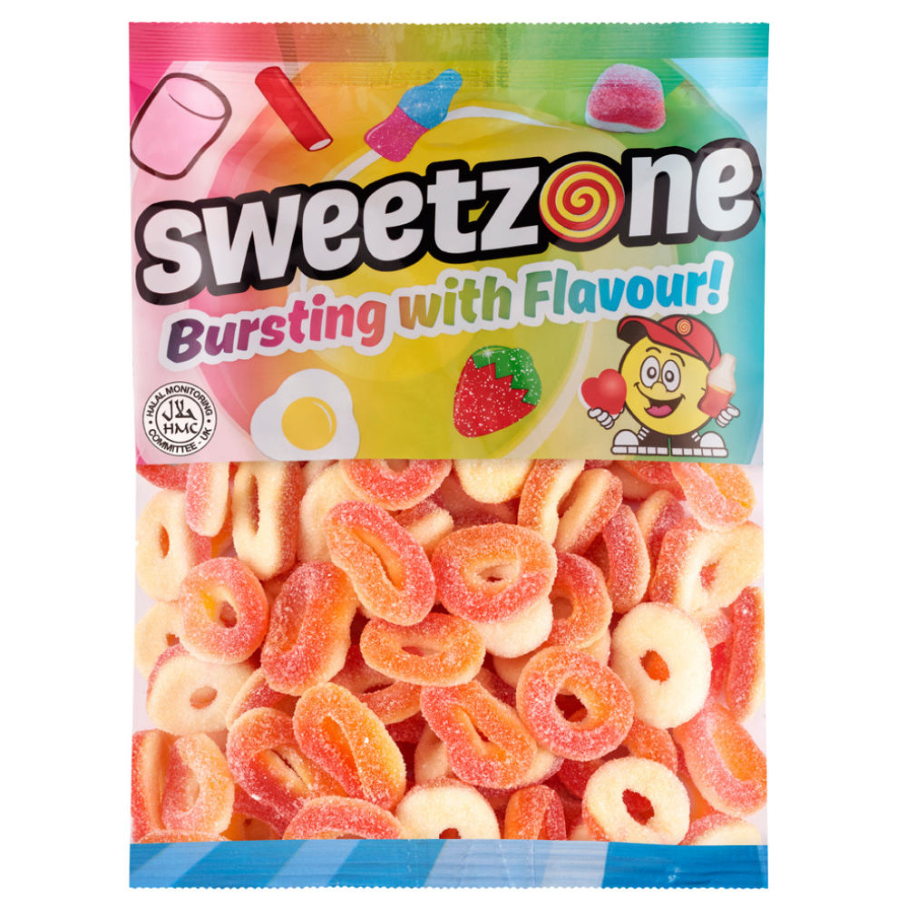 Sweetzone peach rings 1kg