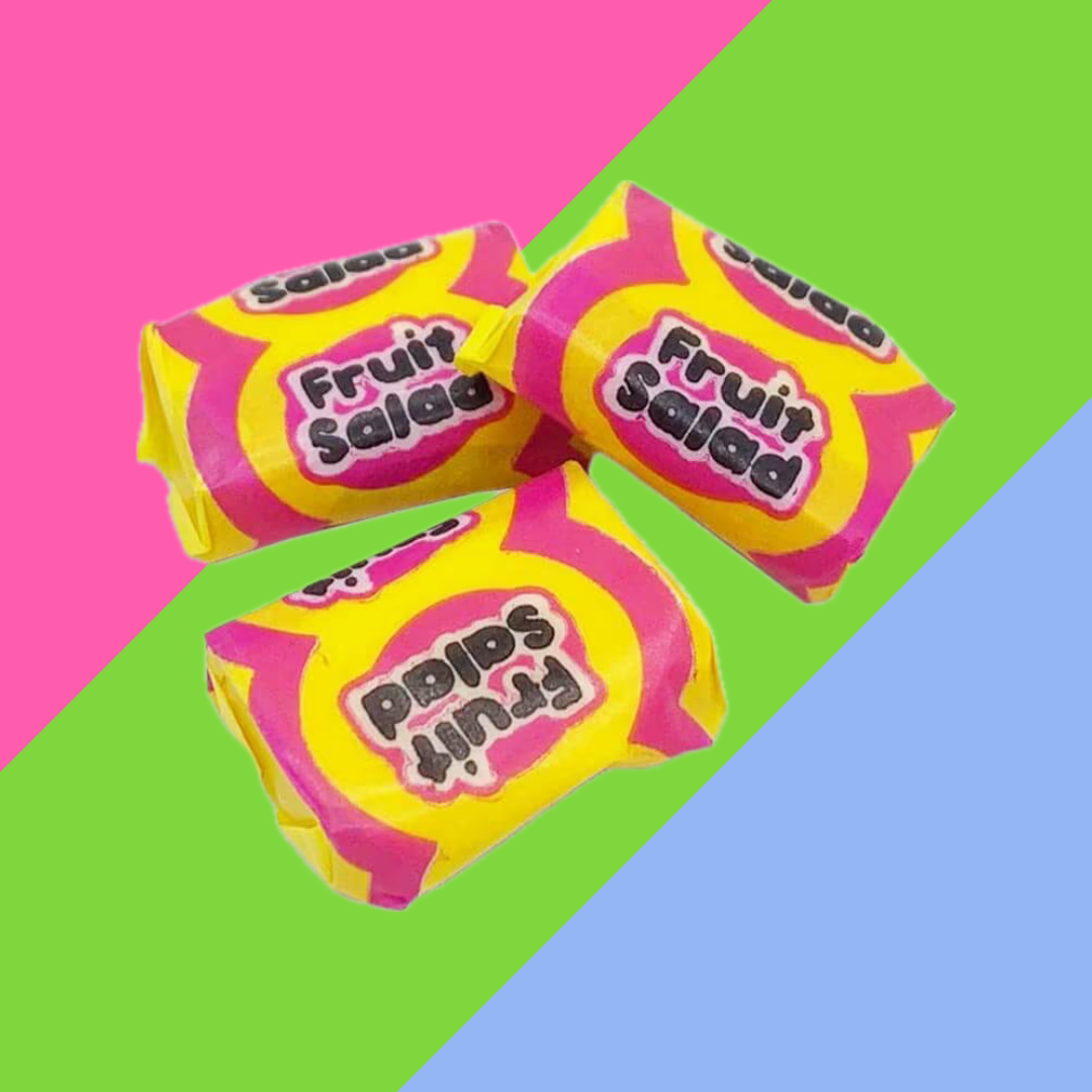 Barratt Fruit Salads & Black Jacks Sweets – Full 2.2kg Box | Retro Chewy Candy Mix