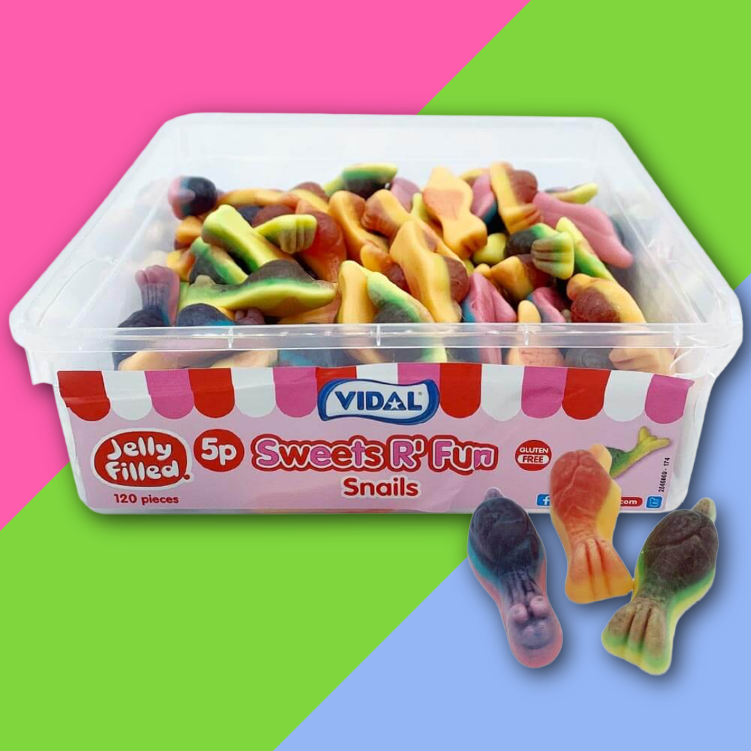 (AUCTION) Vidal Jelly Filled Snails Tub