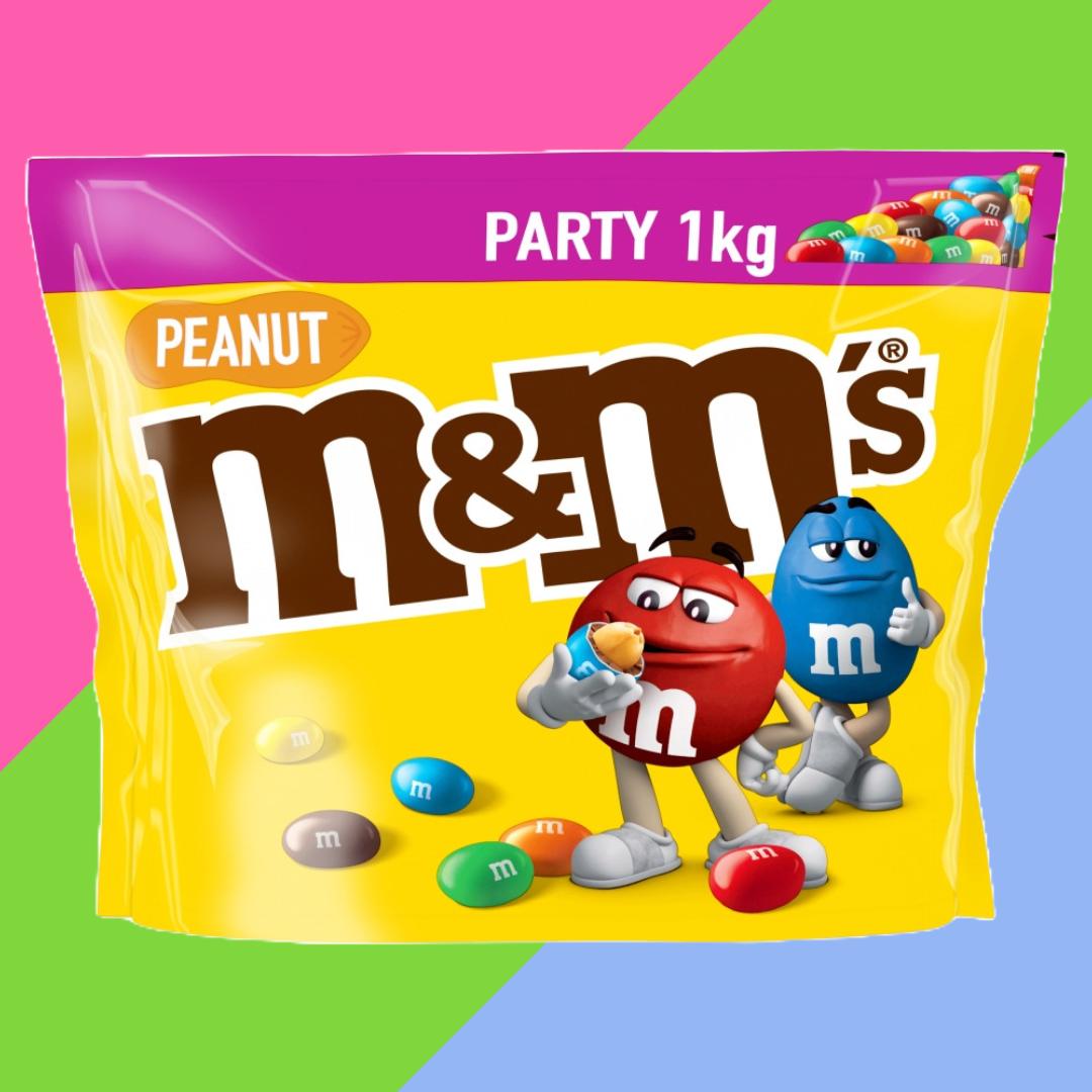 Peanut M&M's 1KG Party Bag – Bulk Chocolate Sweets | Clearance Deal