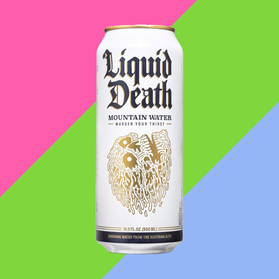 Crate of Liquid Death Still Mountain Water 500ml Tallboys (12-Pack)
