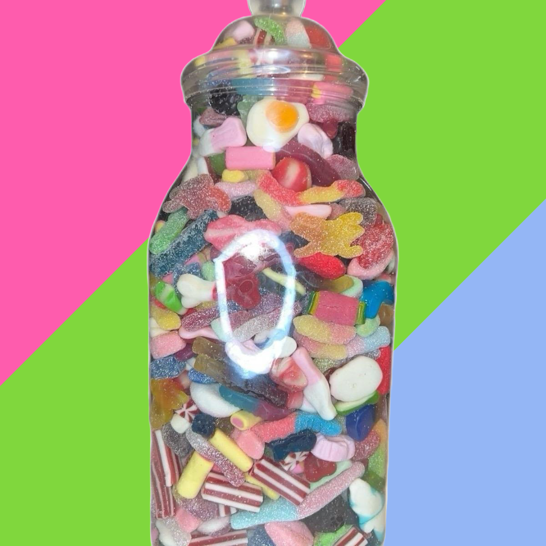 Gaffney’s HUGE 4.5L 4kg Pick n Mix Sweet Jar - Candy Snack Perfect for Sharing