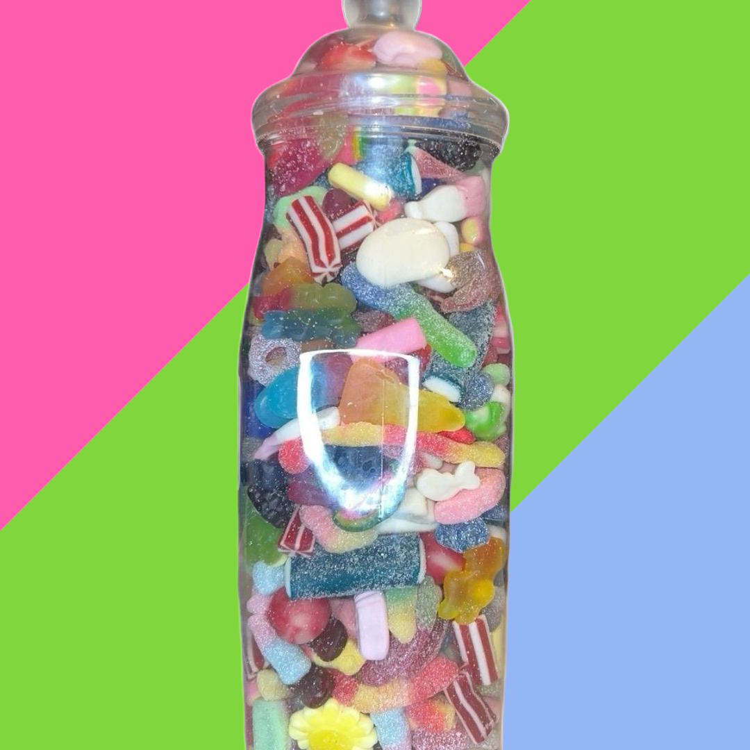 Gaffney’s HUGE 4.5L 4kg Pick n Mix Sweet Jar - Candy Snack Perfect for Sharing
