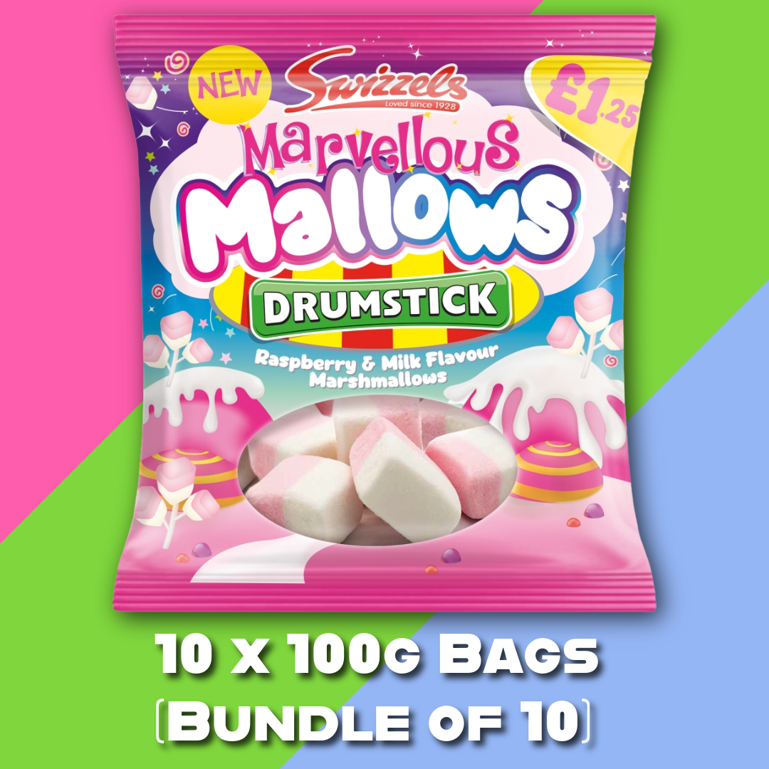 (AUCTION) Bundle of 10 Swizzels Marvellous Mallows 10x100g bags