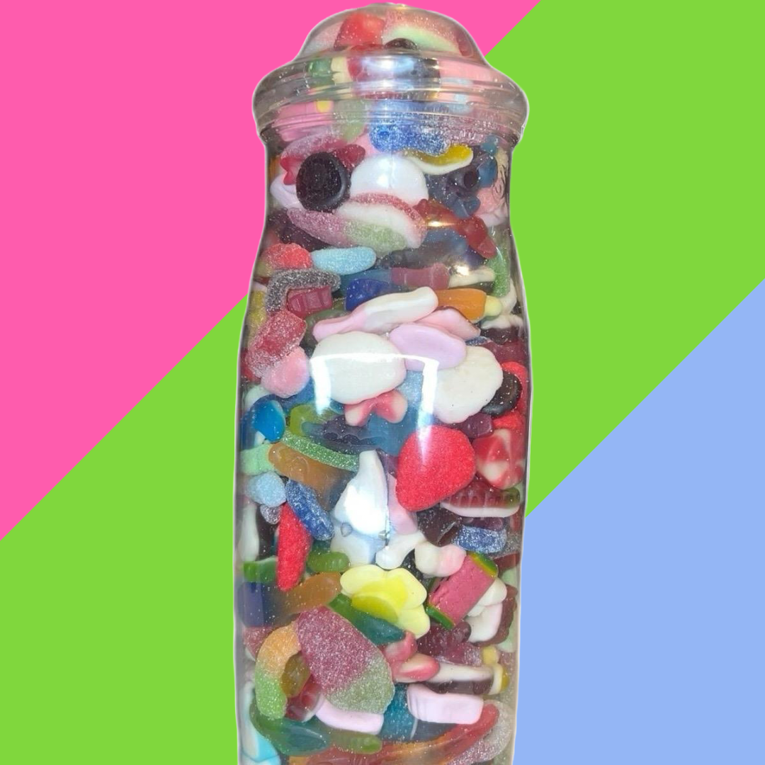 Gaffney’s HUGE 4.5L 4kg Pick n Mix Sweet Jar - Candy Snack Perfect for Sharing