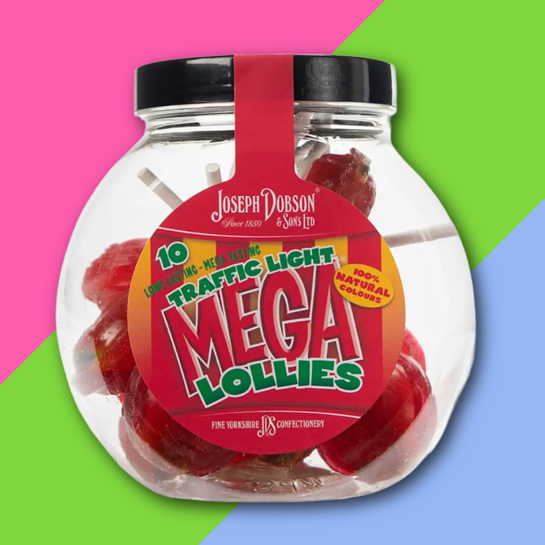 (AUCTION) Dobsons Mega Lollies Gift Jar 1x225g Jar