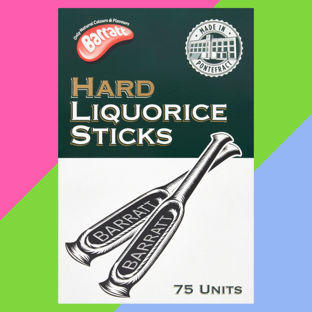(AUCTION) Barratt Hard Liquorice Sticks | 75 x 15.5g Sticks