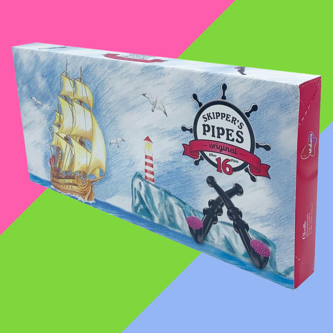 Skippers Original Liquorice Pipes 16 Pack (272g)