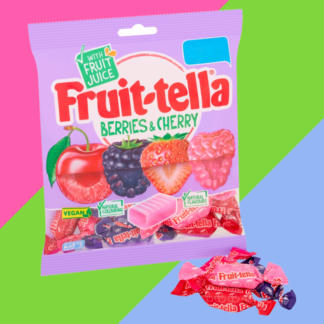 Fruit-tella Berries & Cherry 135g Bag