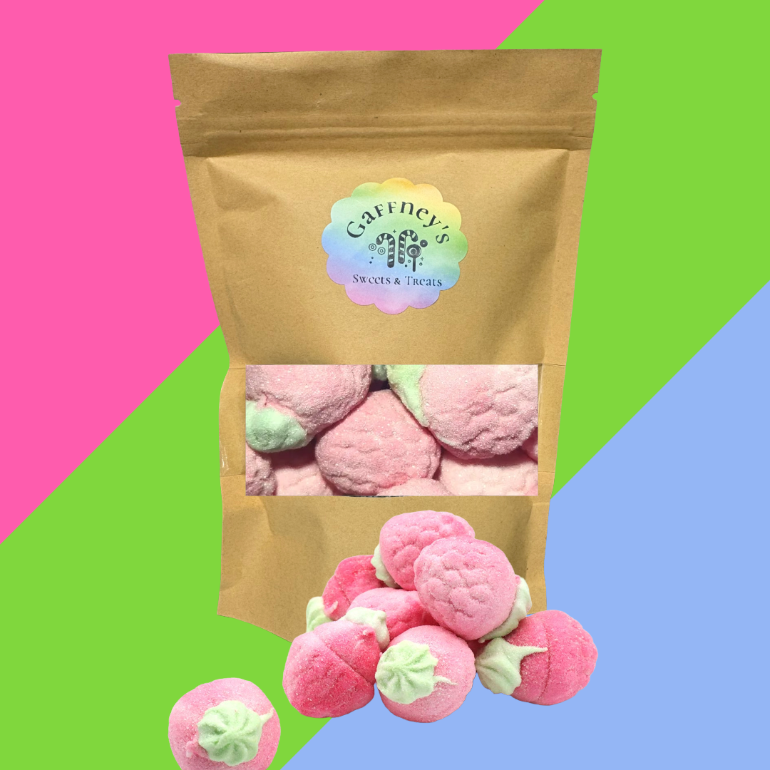Gaffney's 100g Jelly Filled Raspberry Mallows Pouch