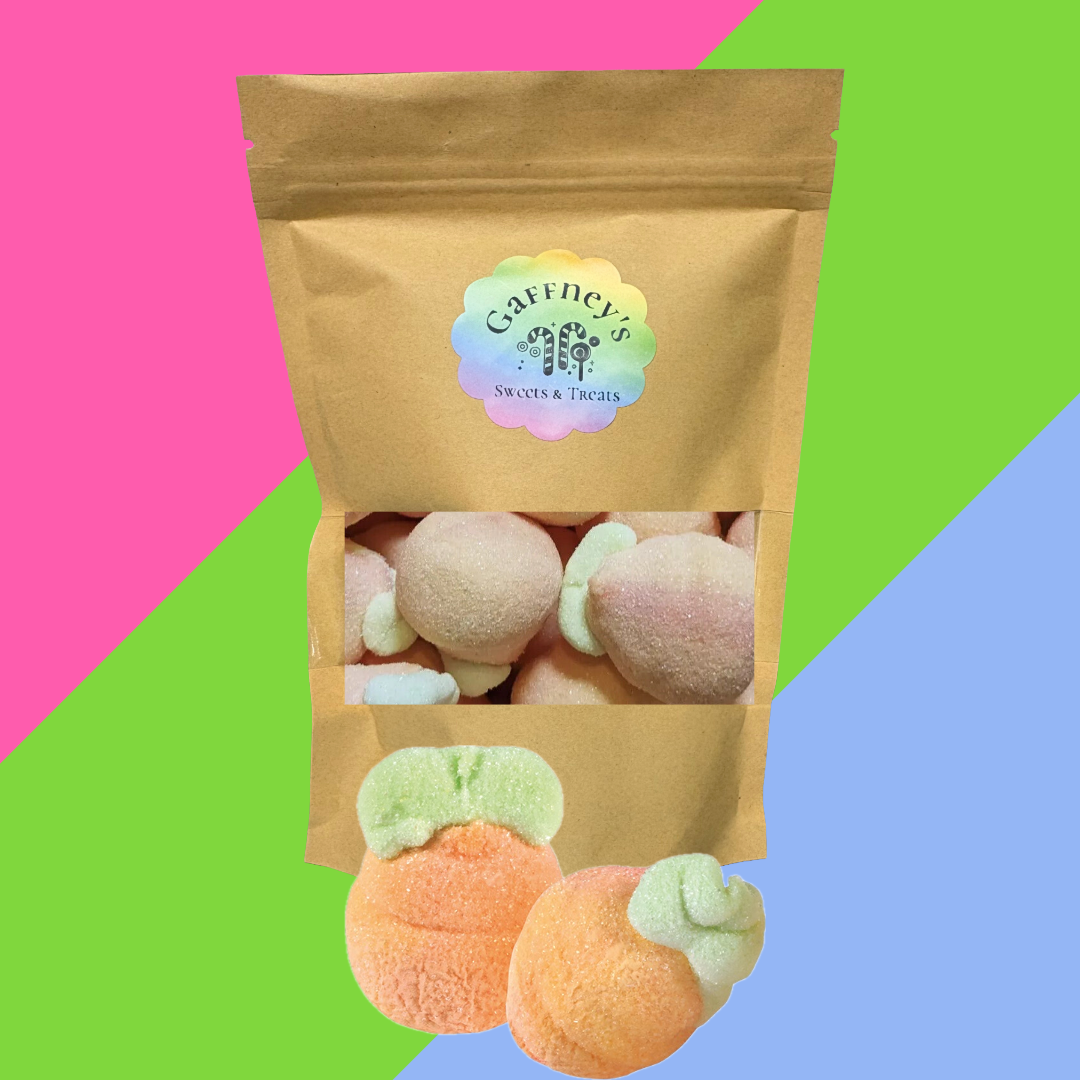 Gaffney's 100g Jelly Filled Peach Mallows Pouch