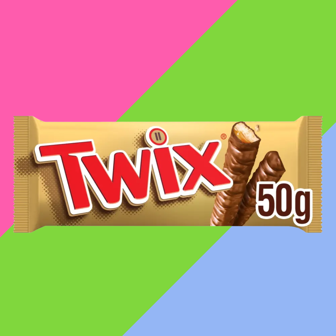 (AUCTION) Twix Caramel & Milk Chocolate Fingers Biscuit Snack Bar 25x50g | FULL BOX