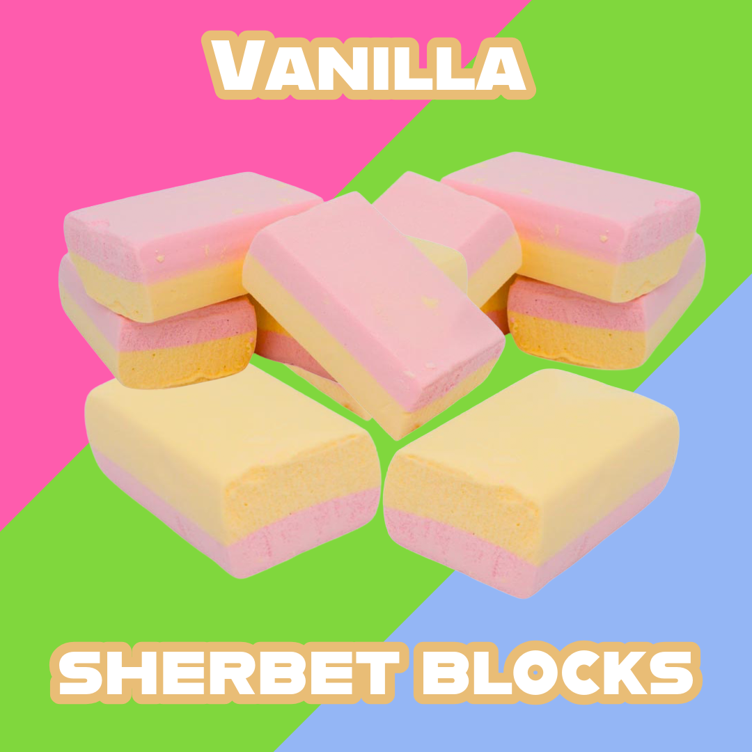 Vanilla Sherbet Blocks | Pouch Of 10