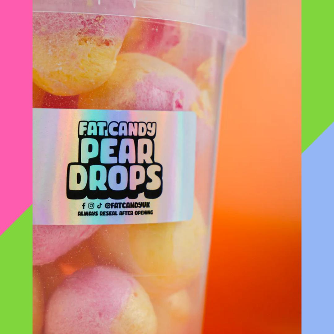 Fat Candy Classic Retro Freeze Dried Sweets - Pear Drops