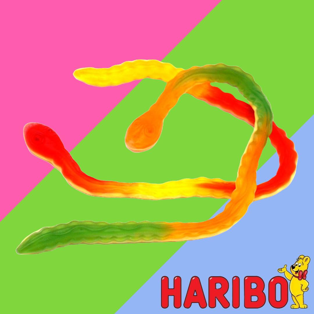 POUCH OF 2 HARIBO YELLOW BELLIES | GUMMY CANDY SNAKES