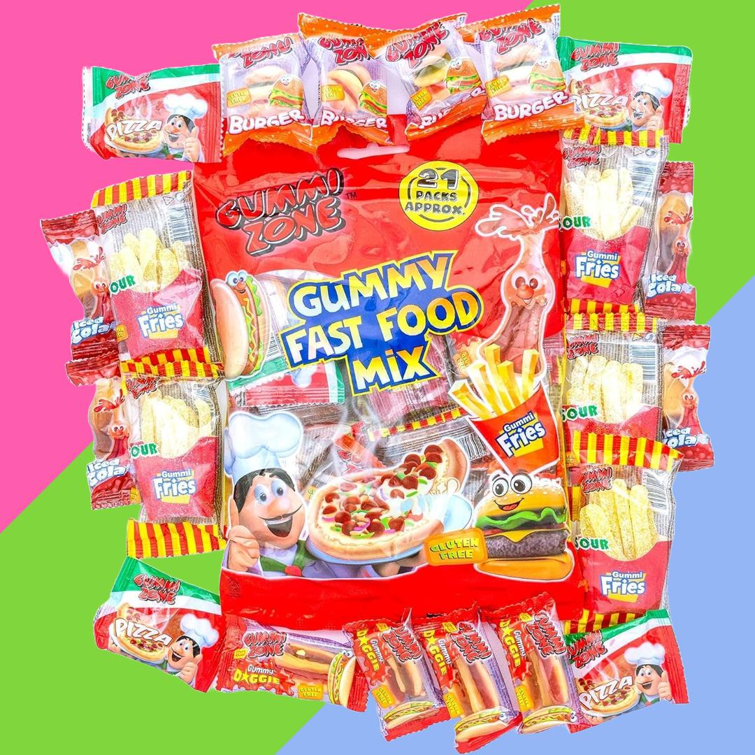 GUMMI ZONE | Gummy Fast Food Mix | 172g Bag