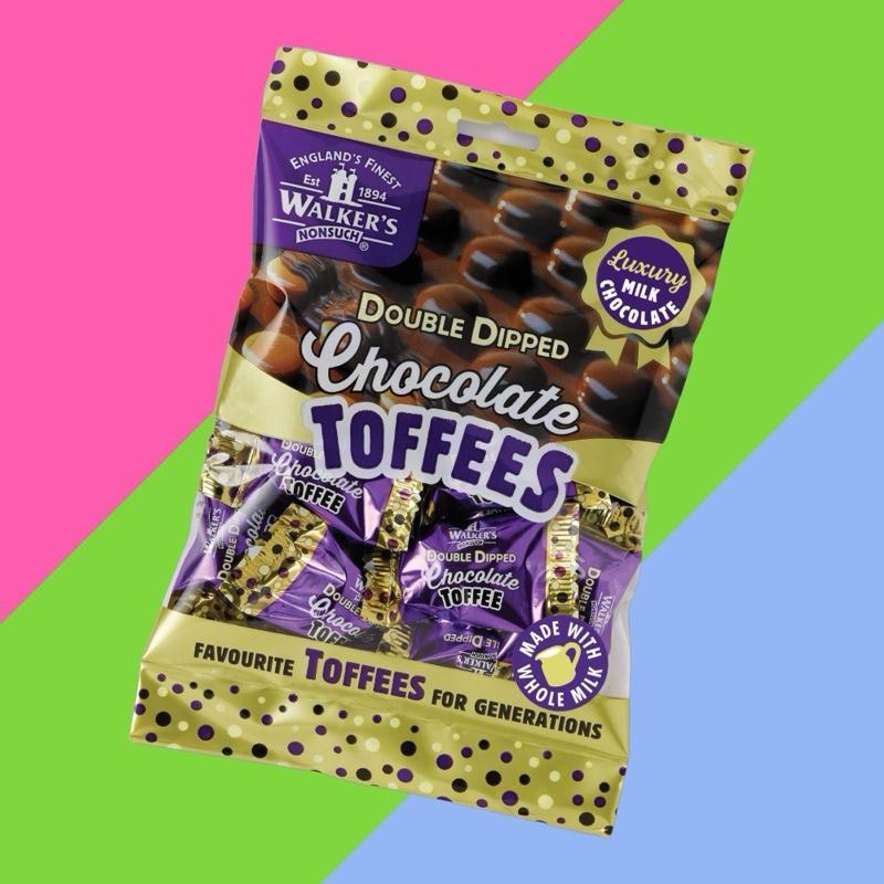 Walkers Non Such Double Dipped Chocolate Toffees 135g Bag
