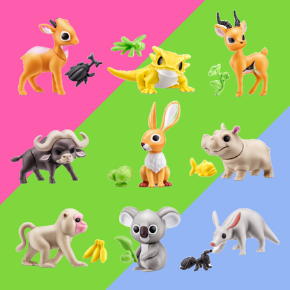 Gumi Yum Surprise Wildlife 3x22g Gummy & Toy By Zuru