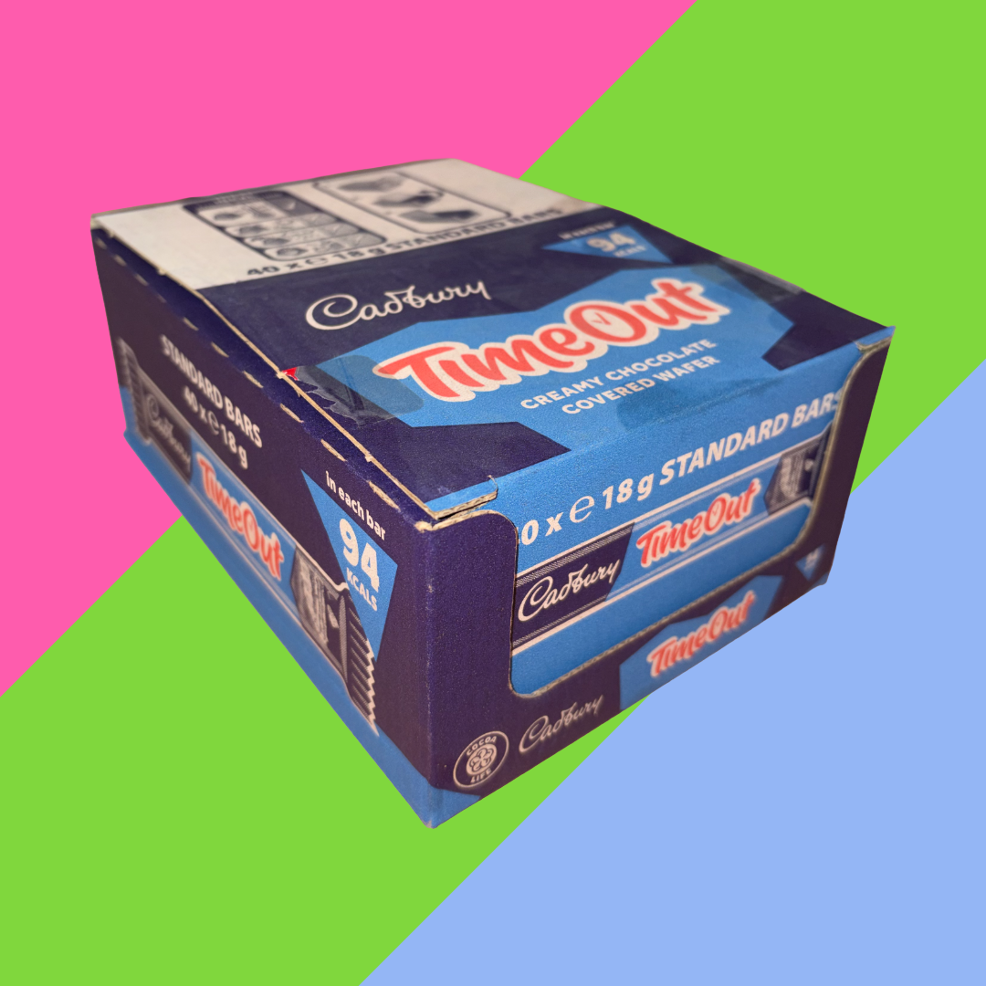FULL BOX of Cadbury Time-Out | 40x18g Bars | CLEARANCE PRODUCT