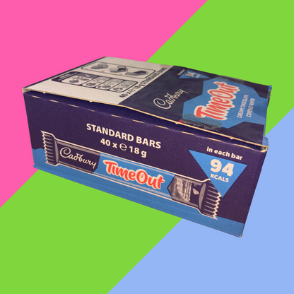 FULL BOX of Cadbury Time-Out | 40x18g Bars | CLEARANCE PRODUCT