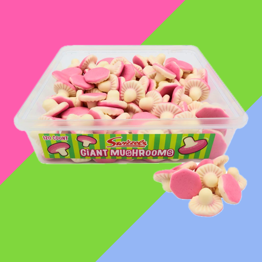 Swizzels Giant Mushrooms Full Tub 576g