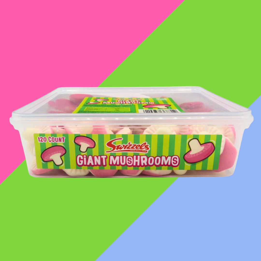 Swizzels Giant Mushrooms Full Tub 576g