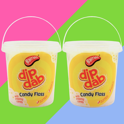 Barratt Dip Dab Candy Floss Tub 2x50g Tubs