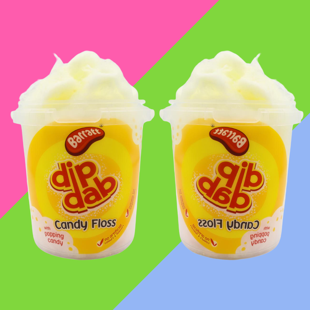 Barratt Dip Dab Candy Floss Tub 2x50g Tubs