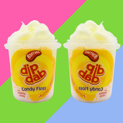 Barratt Dip Dab Candy Floss Tub 2x50g Tubs