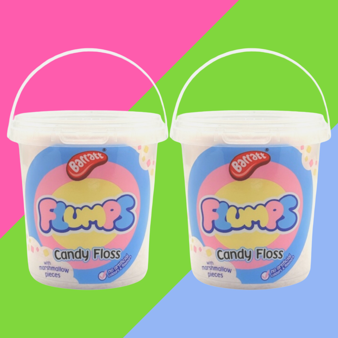 Barratt Flumps Candy Floss Tub 2x50g Tubs