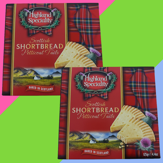 2x125g Boxes of Highland Specialty Scottish Shortbread