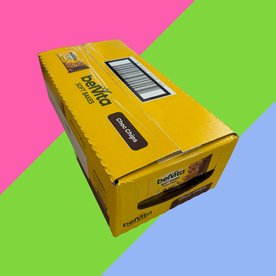 FULL BOX of Belvita Soft Bakes Choc Chips 20x50g | CLEARANCE ITEM