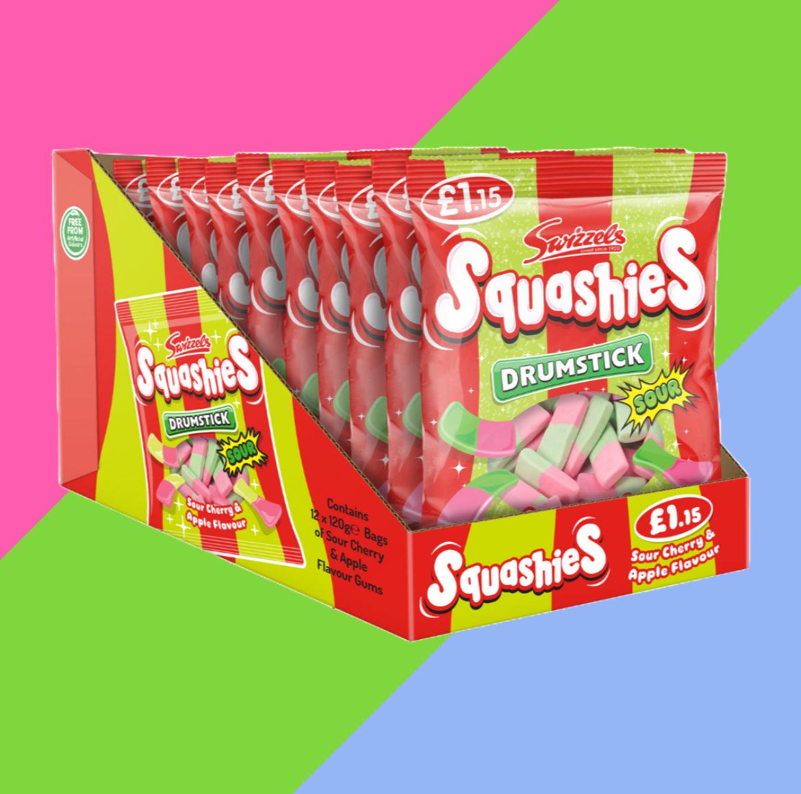 Swizzels Squashies Full Box of 12 Bags | 100G/120G Bags
