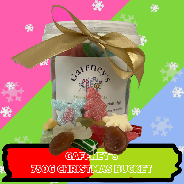 Gaffney's 750g Christmas Bucket | 750g of Christmas Candy