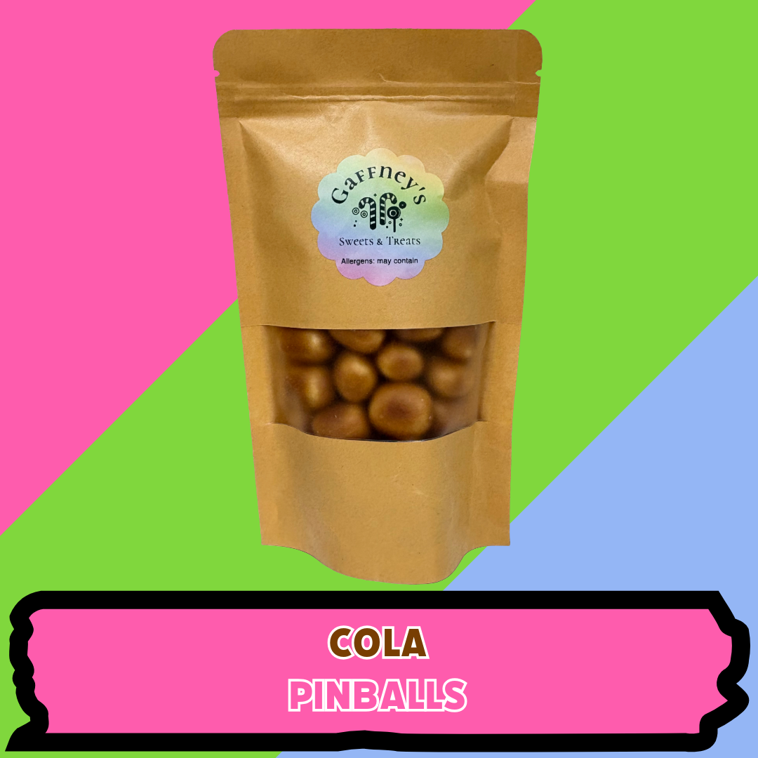 Maoam Pinballs 200g Pouches - Tangy Sweet Candy Balls | Cola, Blue Raspberry, Wild Berries