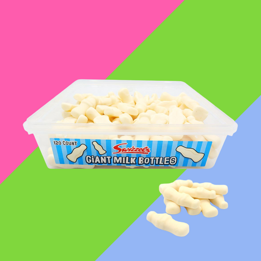Swizzels Giant Milk Bottles Tub 576g