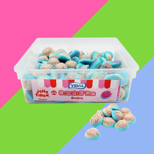 Vidal Jelly Filled Brains 780g |Spooky Halloween Candy