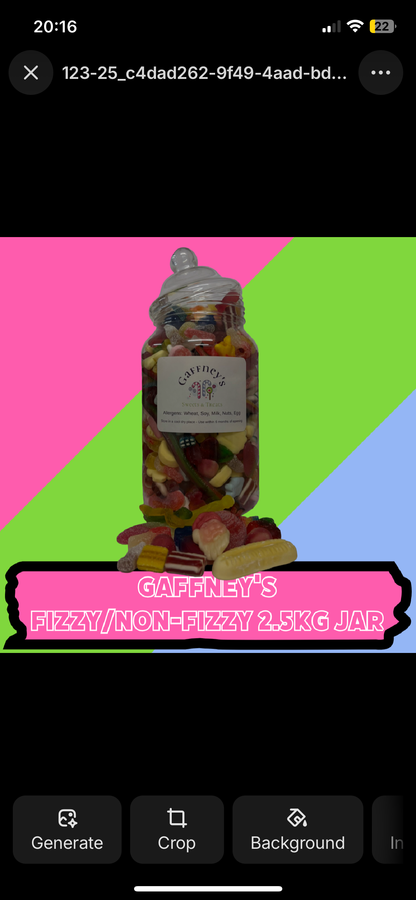 GAFFNEY'S LARGE 2.5KG JAR | VARIETY OF CANDY CHOICES