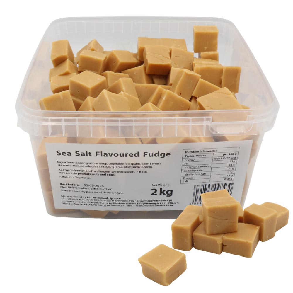 Sea Salt Flavoured Fudge 2kg