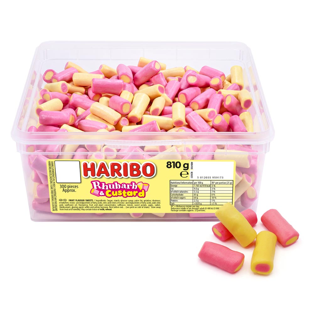 Haribo Sweet Candy Tubs Multiple Choices 400g - 825g