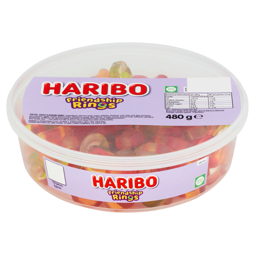Haribo Sweet Candy Tubs Multiple Choices 400g - 825g