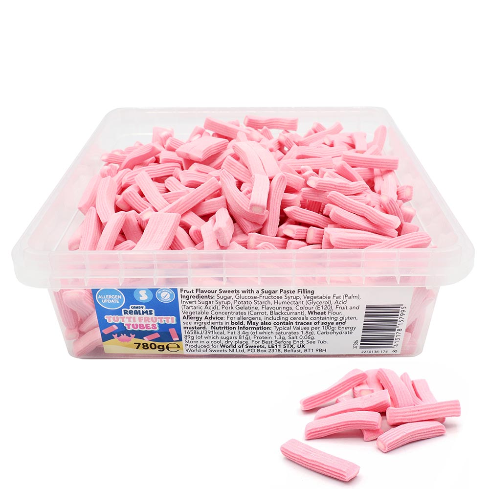 Tutti Frutti Tubes Tub 780g