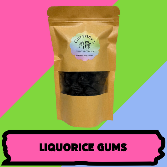 Lions Liquorice Gums | 250 & 500g Pouches Available