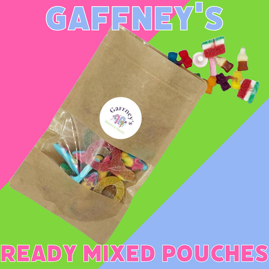 GAFFNEY'S READY MIXED SWEET POUCHES | VARIOUS SIZES