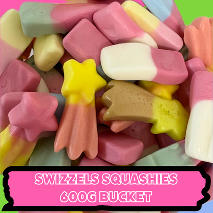 Swizzels Squashies | 600g Bucket | 7 Variations of Squashies Flavours